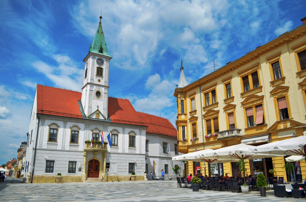 Take a walk in a center of Varazdin