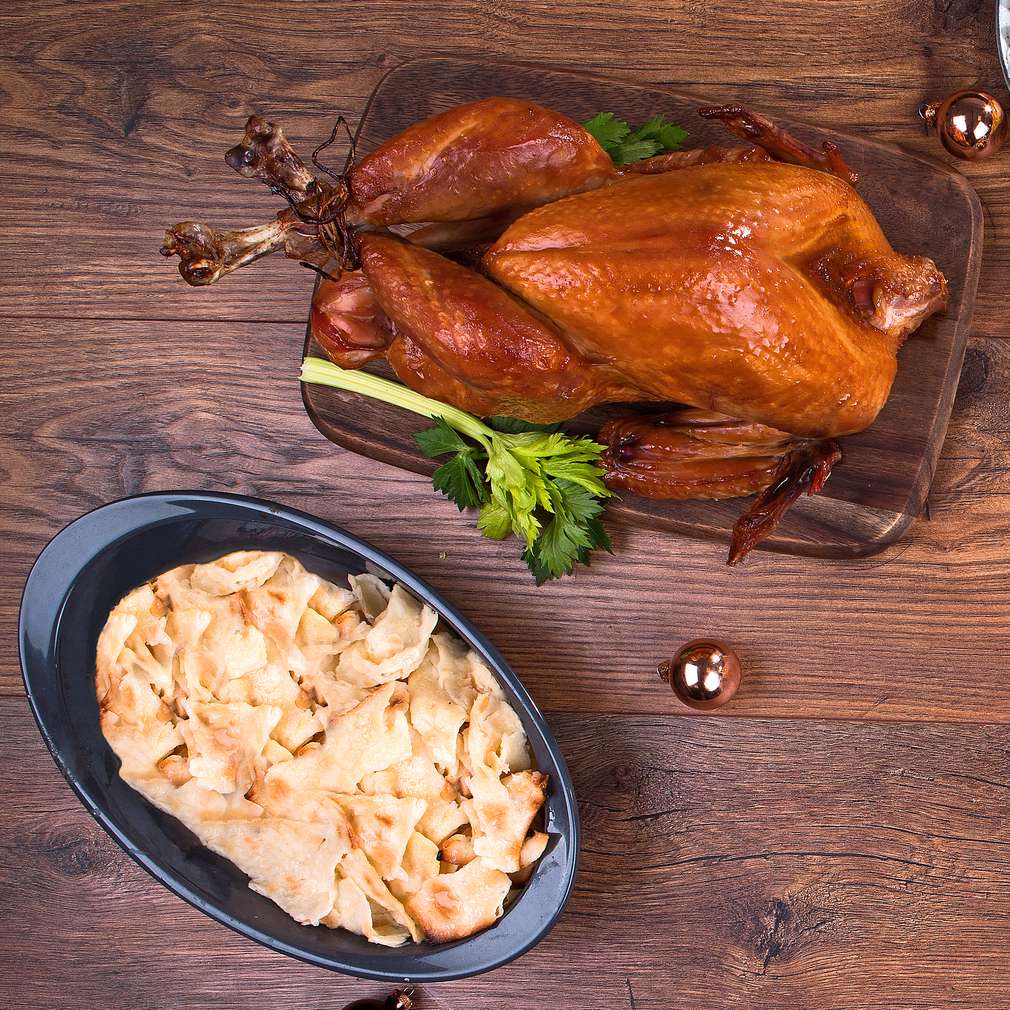 turkey with pasta tatters