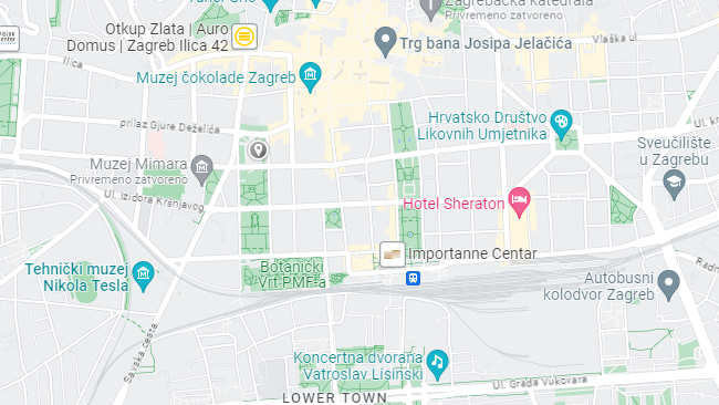 Zagreb Map