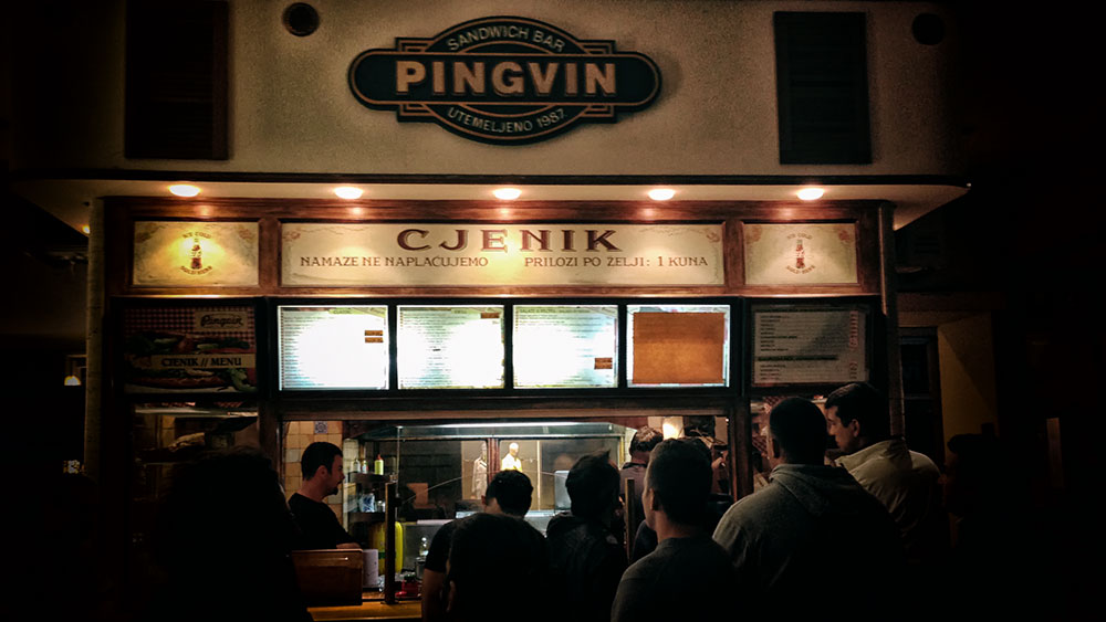 Pingvin sandwich bar Zagreb