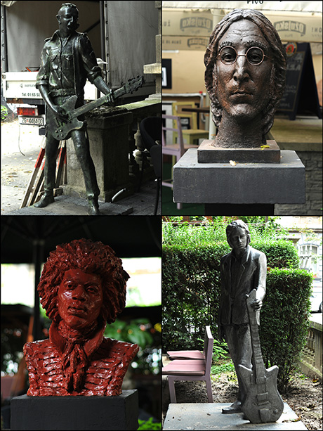 Lennon, Winehouse, Hendrix and Cave together in Zagreb Rock'n'Roll theme park