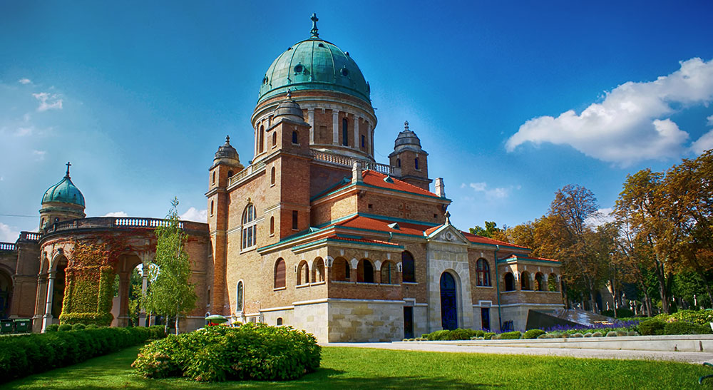 Graves of the famous people in the Mirogoj cemetery