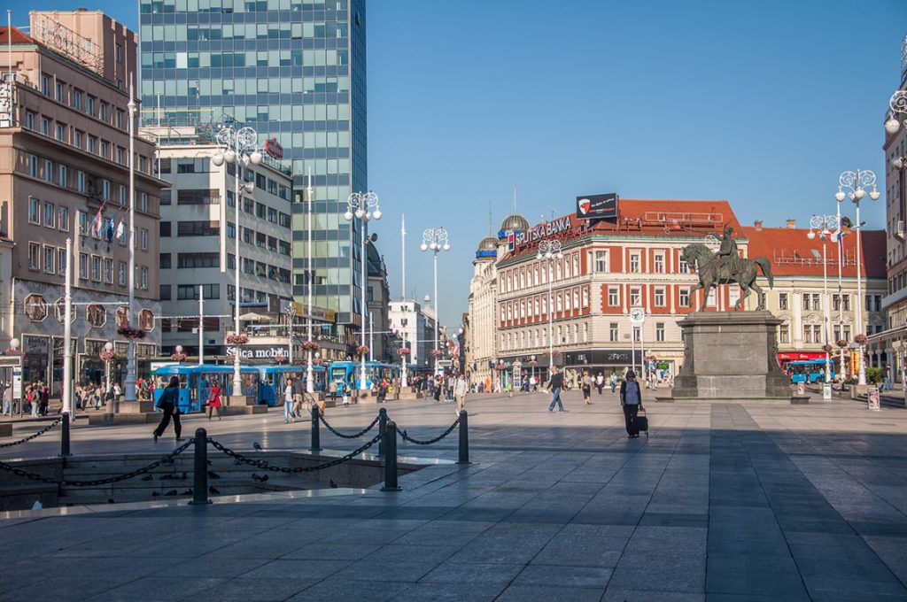 Ban Josip Jelačić Square and Statue: