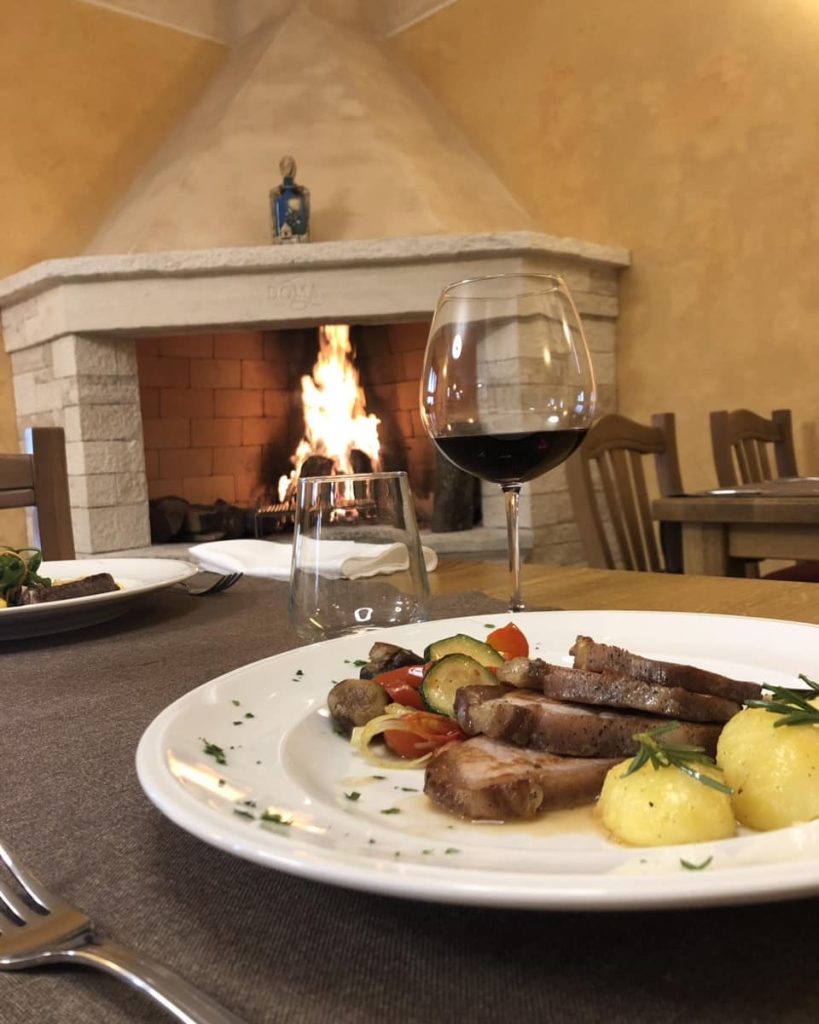 Ombolo or “Žlomport” is next to Istrian prosciutto, the most famous meat in Istria